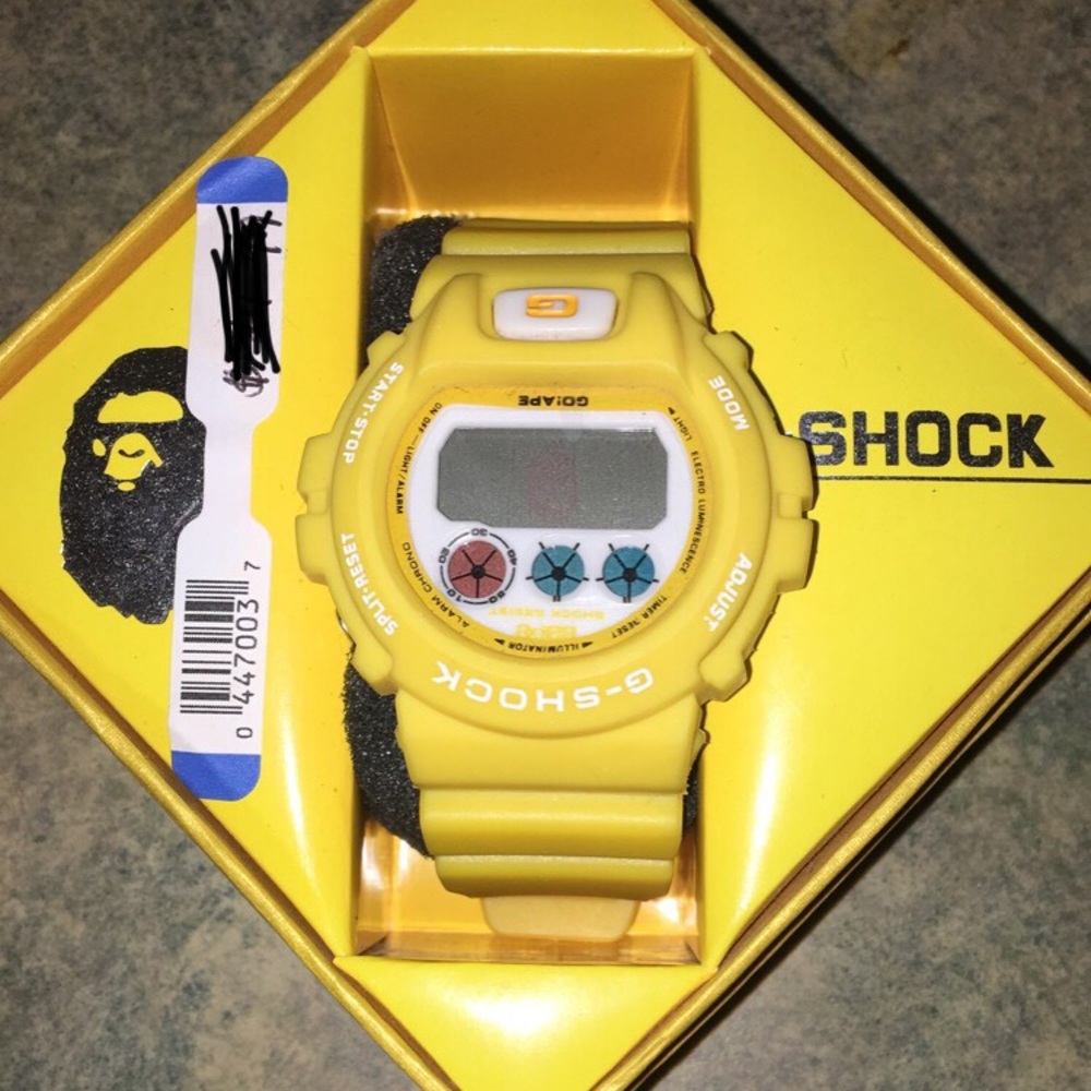 Bape x Casio G-Shock Watch
